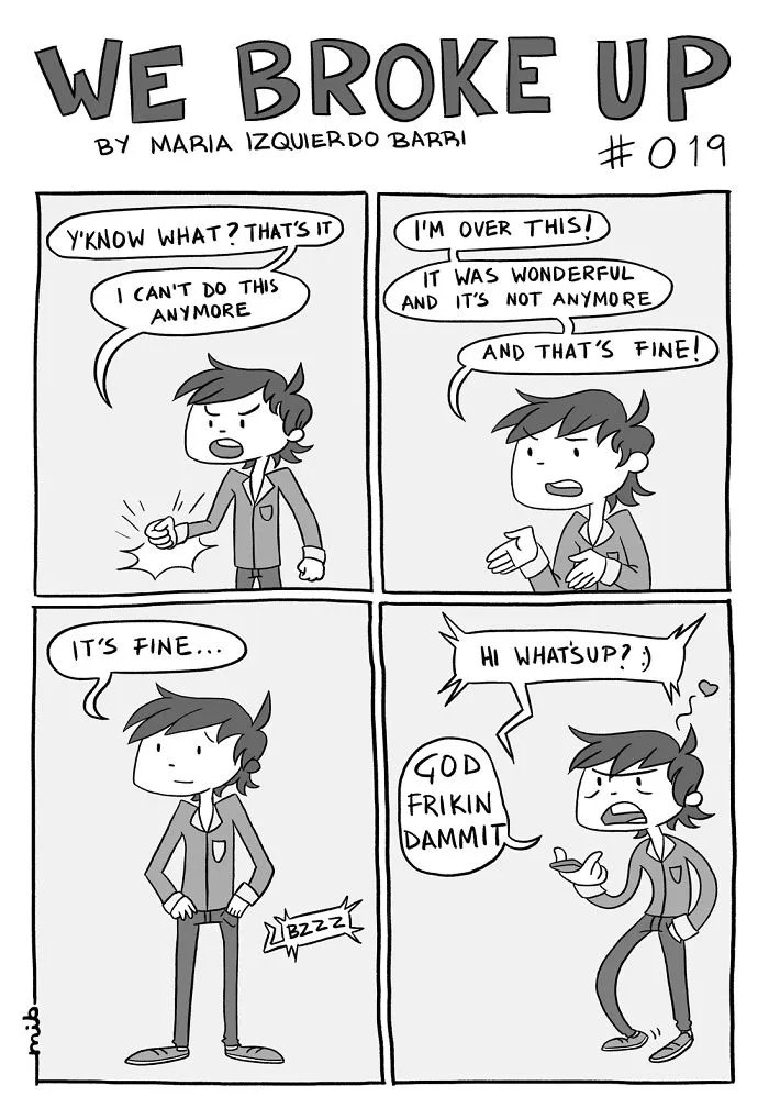 58 Comics That Show My Life After I Broke Up With My Girlfriend