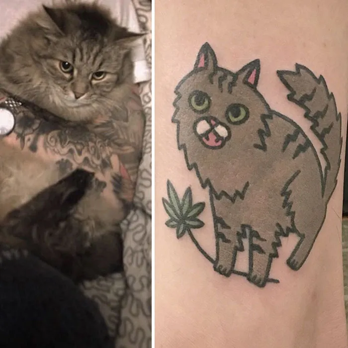 Este tatuador surcoreano convierte a tus mascotas en geniales tatuajes