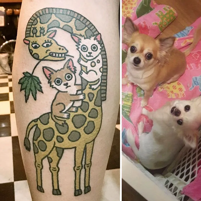 Este tatuador surcoreano convierte a tus mascotas en geniales tatuajes