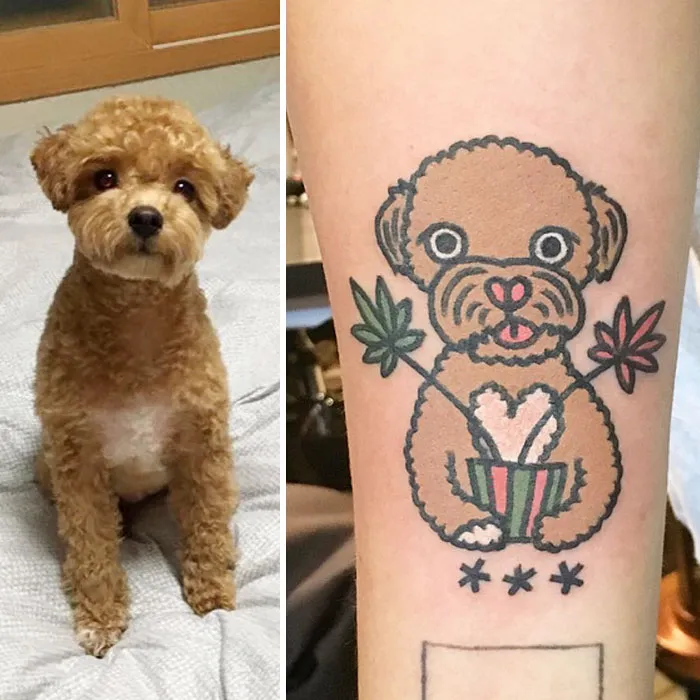 Este tatuador surcoreano convierte a tus mascotas en geniales tatuajes