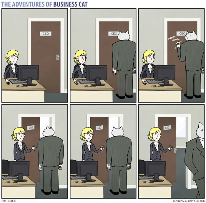 Si tu jefe fuera un gato