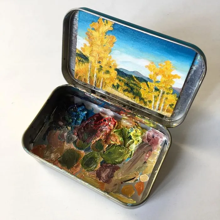 Travel Around The USA With These Tiny Landscapes In Mint Tins