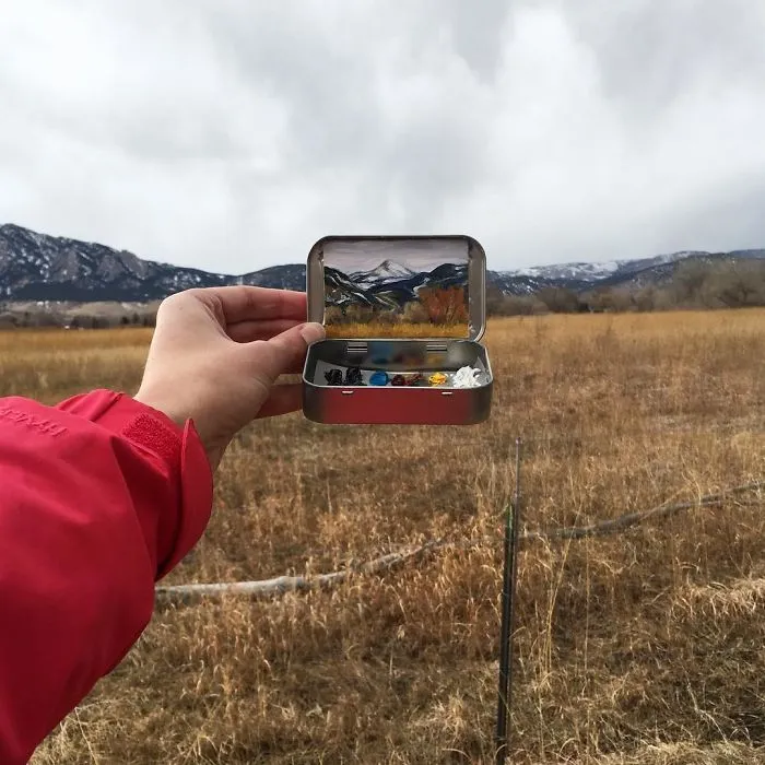 Travel Around The USA With These Tiny Landscapes In Mint Tins