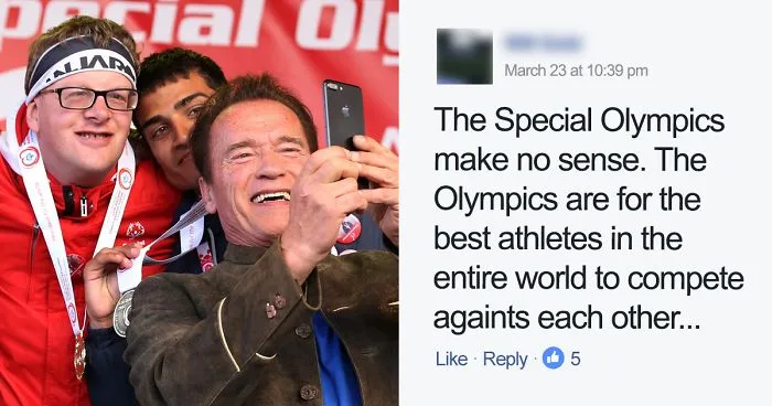 Arnold Schwarzenegger Brutally Destroys Troll Who Mocked Special Olympics, Wins The Internet