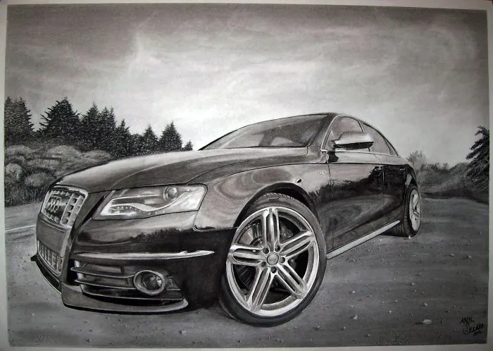 I Draw Realistic Cars As A Hobby