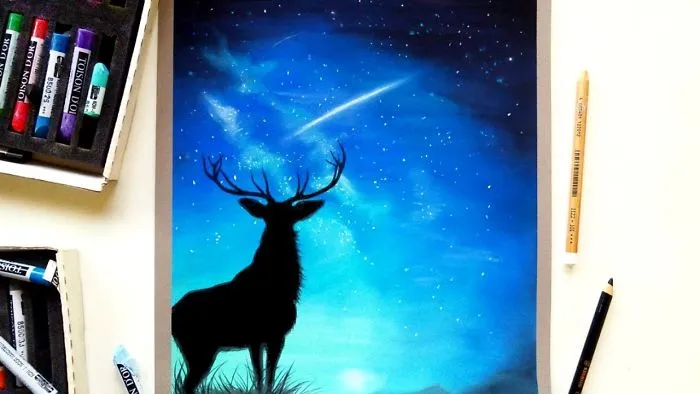 Colorful Scenes Drawn With Pastels
