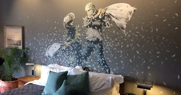 Banksy Opens "The Walled Off" Art Hotel In Palestine, And It Has The 'Worst View In The World'