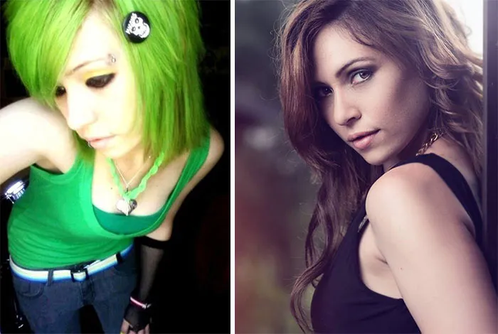 En mis tiempos emo, ahora estudio diseño y desarrollo web, trabajo ocasionalmente de modelo