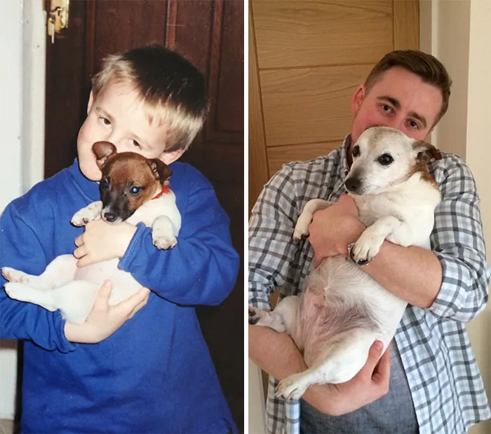Mi perro y yo 15 años después
