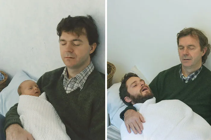 Padre e hijo, antes y ahora