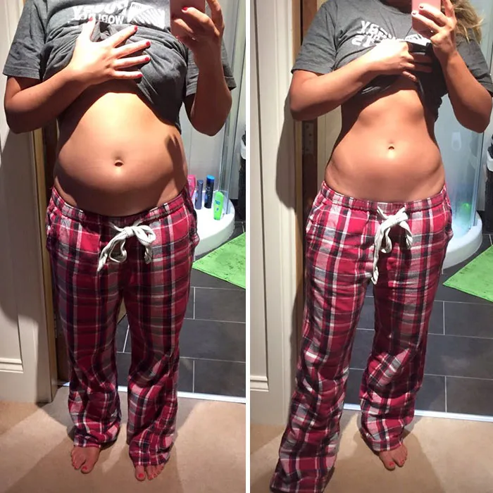 Naked Posture Pictures in 12 Hours Apart