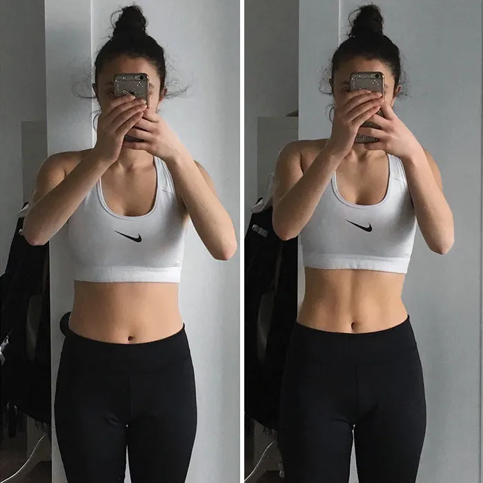 Flexing Hard on the Left and Relaxing on the Right