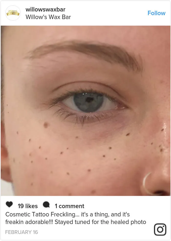 Tattooing Freckles On Your Face Is The New Beauty Craze, And They Look Surprisingly Beautiful