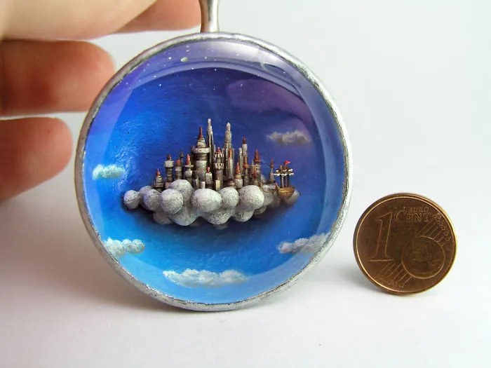 I Make Entire Miniature Worlds Inside Pieces Of Jewelry