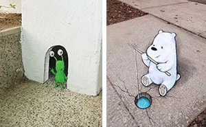 Chalk-Drawn Adventures By David Zinn