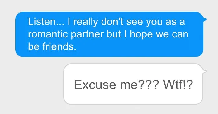 After First Date Girl Asks Guy If They Could Just Be Friends, Guy's Response Takes Her By Surprise