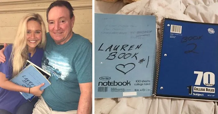 Teenager's Grandpa Spends Years Filling 3 Notebooks With Their Memories, And It Will Make You Cry