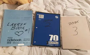 Teenager's Grandpa Spends Years Filling 3 Notebooks With Their Memories, And It Will Make You Cry