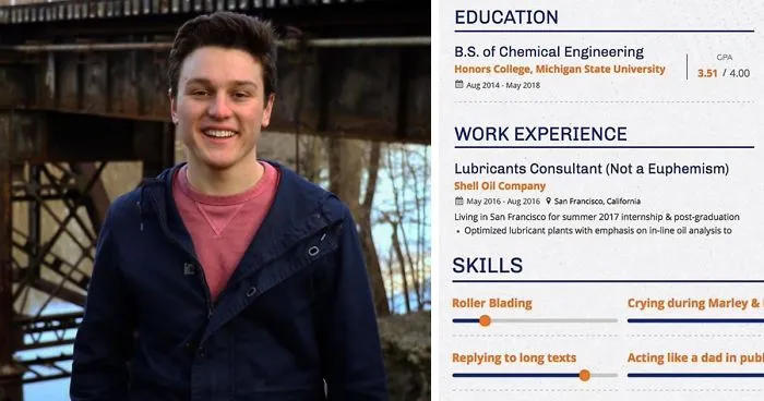 This College Student Made A Dating Resume, And It's So Brilliant It's Going Viral