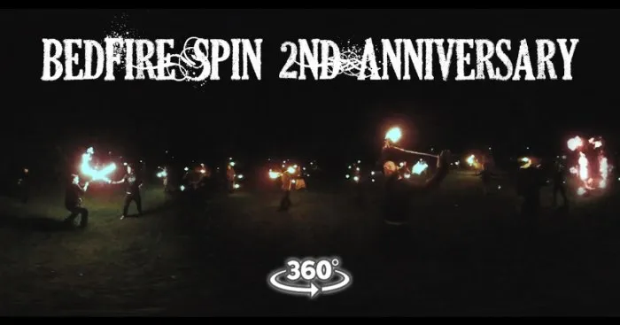 50 Fire Performers All Around You In 360