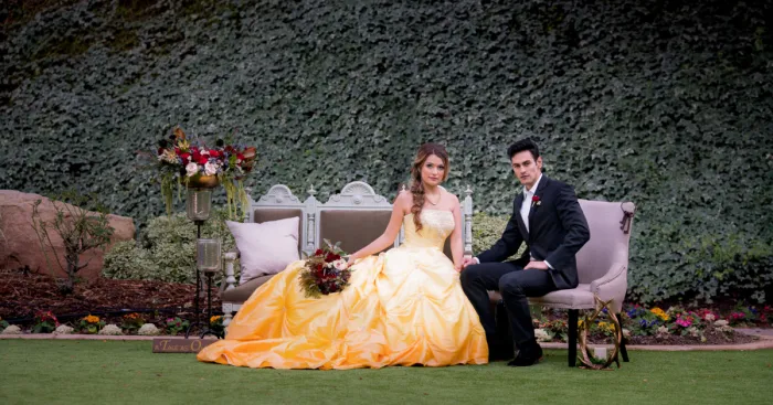 I Had A Beauty And The Beast Wedding Inspiration Photo Shoot!