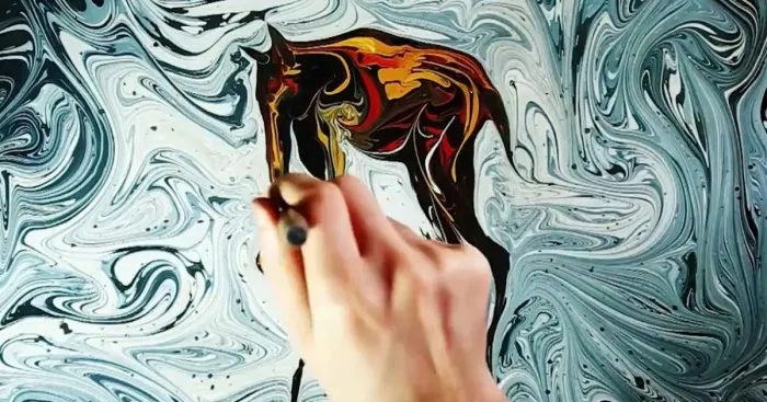 I Painted Dali's Elephant On Water