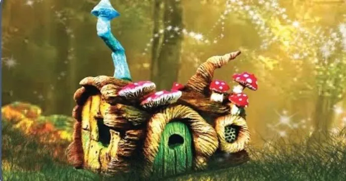 I Made A Log House Using An Old Mason Jar