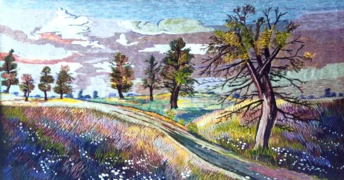 I Create Embroidery Art With Needle And Silk Threads