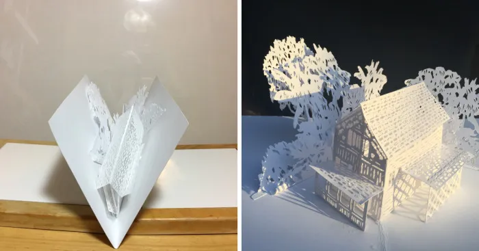 I Created A Pop-Up Paper Art Piece