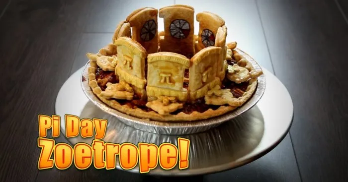 I Made An Edible Zoetrope Pie To Celebrate Pi Day!
