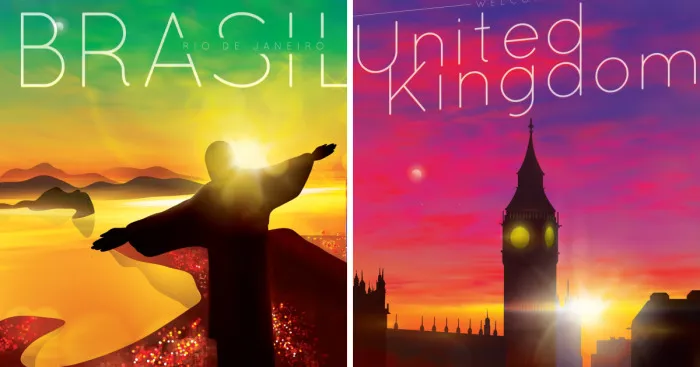 Artist's Illustrations Of Famous Landmarks Is The Inspiration You Need To Start Travelling Now