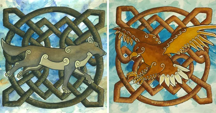 Artwork Inspired By The  Animals In Celtic Mythology
