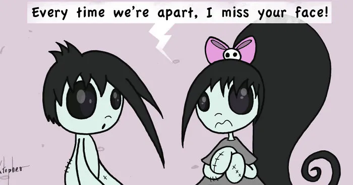 The Gothlings: I Create Romantic Comics With A Twist