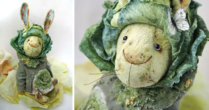 Unique Easter Dolls That Look Like They're Made Of Vegetables By Russian Artist