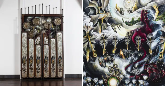 It Took Me 18 Months To Create This Impressive 2x3 Meter Sculpture Of The Book Of Revelations