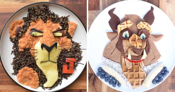 I Turn My Son's Healthy Organic Meals Into His Favourite Cartoon Characters