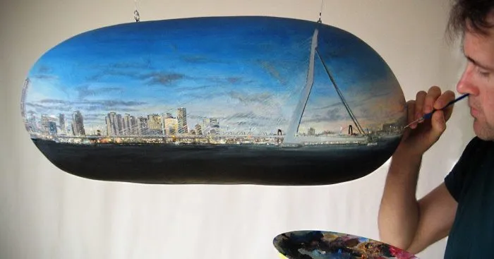 I Paint Panoramas On Floating Potatoes