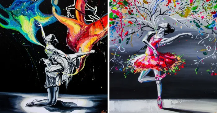 I Portray The Feeling Of Ballet Dance In My Paintings To Show How Important Passion Is