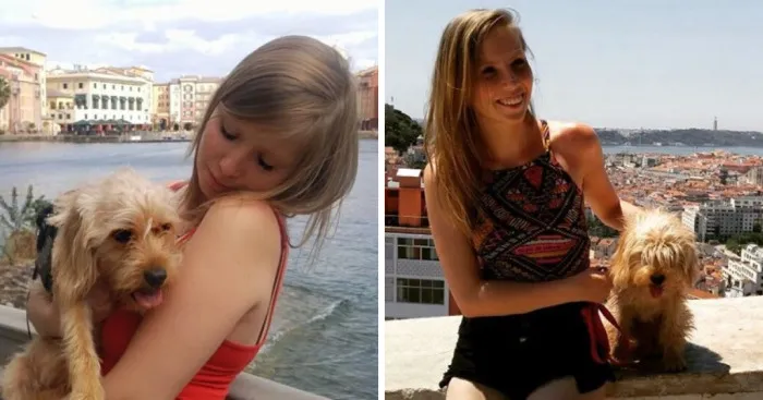 This Little Stray Dog Ended Up Travelling The World With Her New Mom!