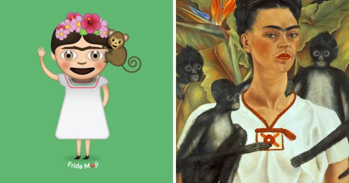 I Turned My Emoji Keyboard Into A Frida Kahlo Art Gallery
