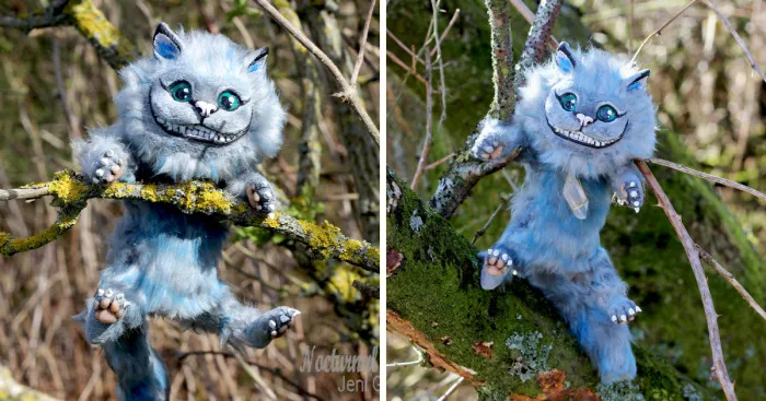I Created A Chester The Cheshire Cat Art Doll