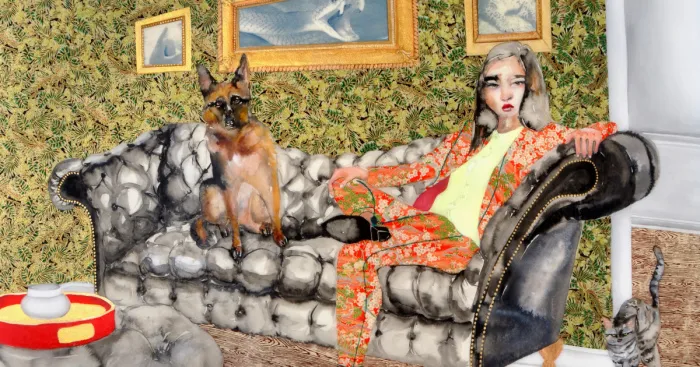 Paintings That Refute The Passive, Coy, Sexy Female Portrait
