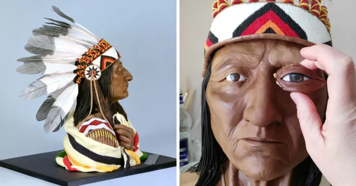 It Took Me Over 3 Weeks To Make This Chief Crowfoot Cake