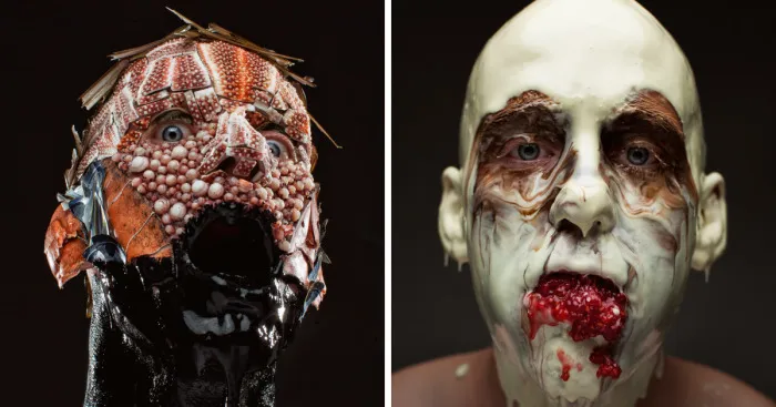World Class Chef Serves Dishes On His Face To Prove A Point
