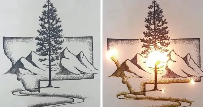Artist Paints With Gunpowder