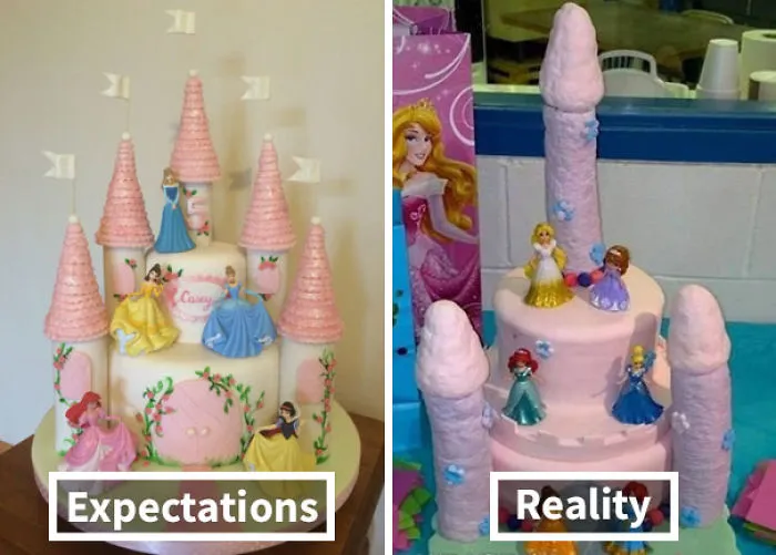 Disney Cake Fail