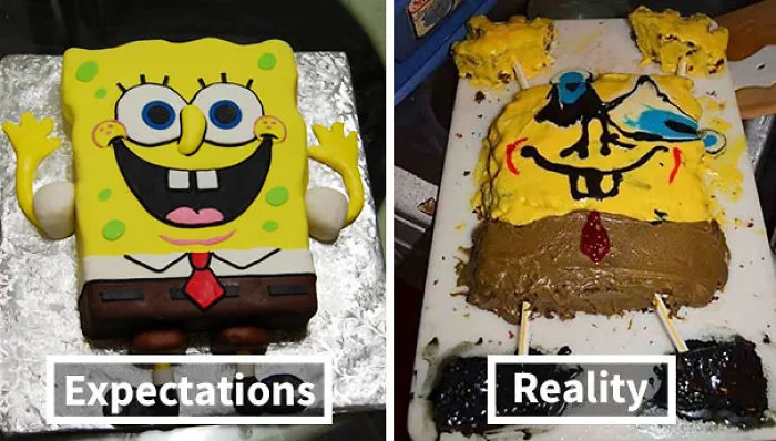 Spongebob Squarepants Cake Fail