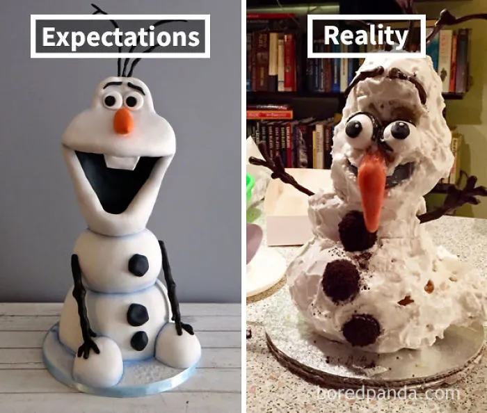 Olaf Cake