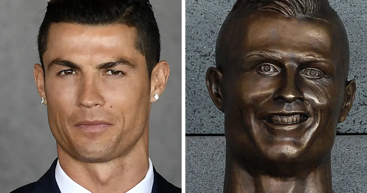 10 Divertidas reacciones a la nueva estatua de Cristiano Ronaldo