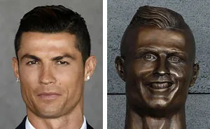 112 Of The Funniest Reactions To Cristiano Ronaldo's New Statue (Add Yours)